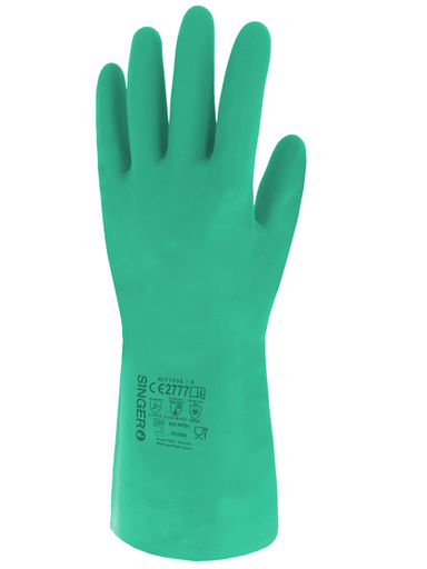 Rękawice robocze nitrylowe chemiczne NIT1538 - 8