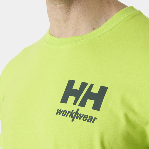 T-shirt męski Helly Hansen lime 79309-420 - S