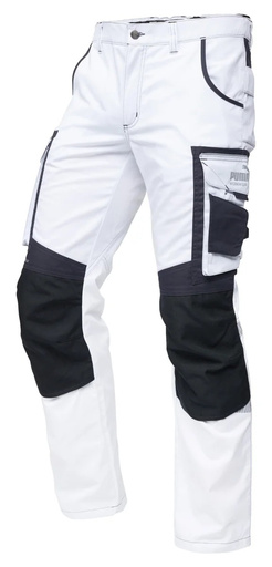 Spodnie Precision Puma Workwear 30-1170 white - 56