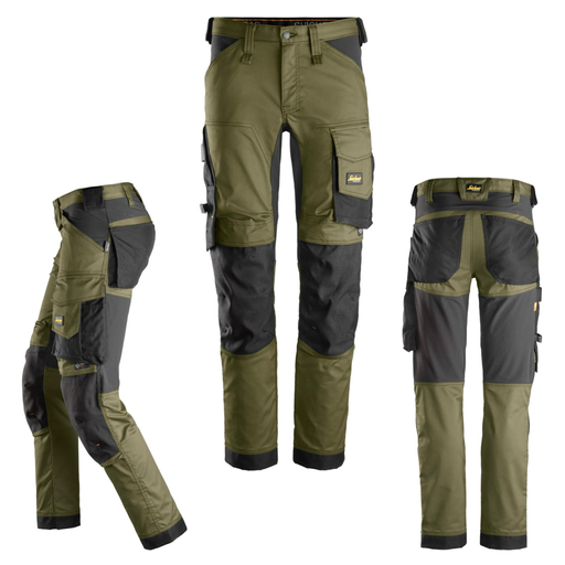 Spodnie robocze Snickers 6341-3104 khaki - 56