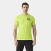 T-shirt męski Helly Hansen lime 79309-420 - S