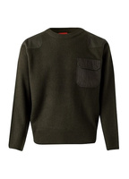 Sweter mundurowy khaki - M