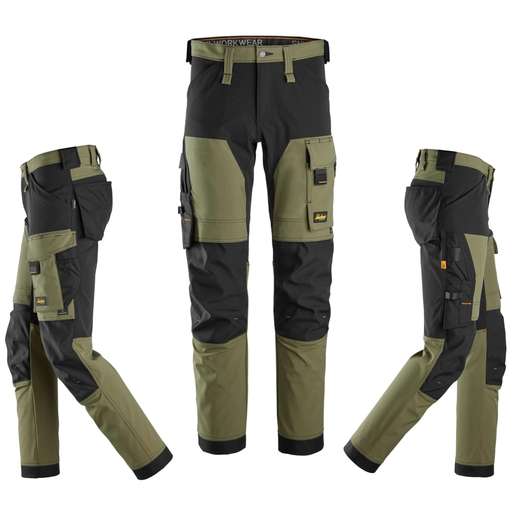 Spodnie robocze Snickers 6375-3104 khaki - 56