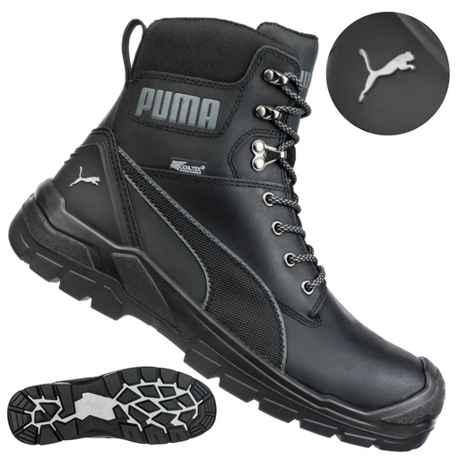 Buty robocze Puma Conquest Blk Ctx S3 63.073.0 -43